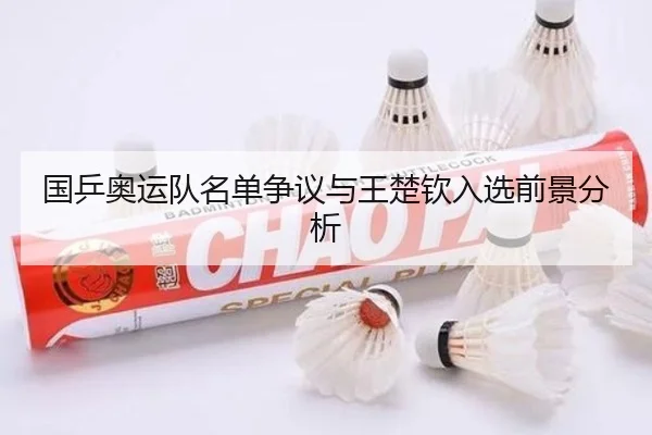 国乒奥运队名单争议与王楚钦入选前景分析